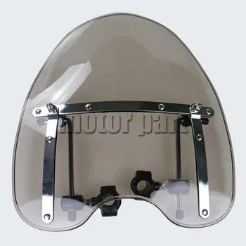 

WindScreen For 1970-2015 Harley All Models As Dyna Softail Sportster Road King Fat Bob Motorcycle Windshield Smoke Color