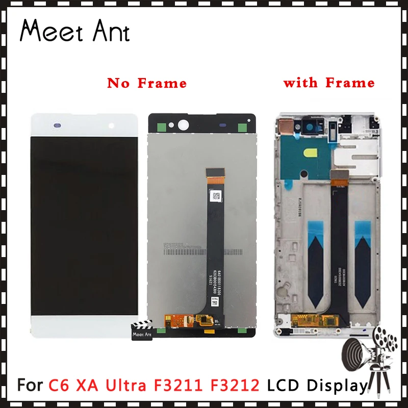 

High Quality 6.0'' For Sony Xperia C6 XA Ultra F3211 F3212 LCD Display Screen With Touch Screen Digitizer Assembly