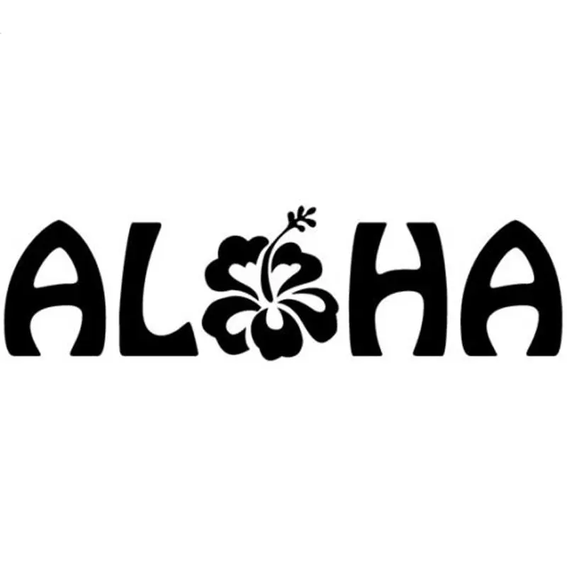 20 см * 5 Aloha Hibiscus Гавайская наклейка на автомобиль аксессуары для автомобиля