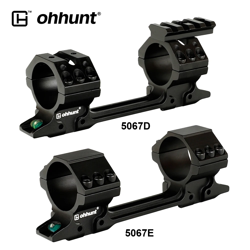 

ohhunt Tactical Optical Mount 30mm/25.4mm Scope Rings 11mm Dovetail Rail with Bottom Bubble Level for Hunting Riflescope Sights