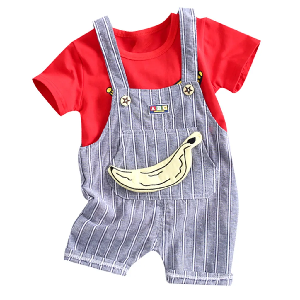 Комплект летней одежды для маленьких мальчиков и девочек, одежда для новорожденных, топы с рисунком из мультфильма «Мой первый Пасхальный», футболка, комбинезон, штаны в полоску, одежда modis