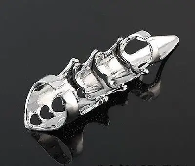 Super Dangan-Ronpa Celestia Ludenberg Punk Finger Bone Ring Cosplay Accessory