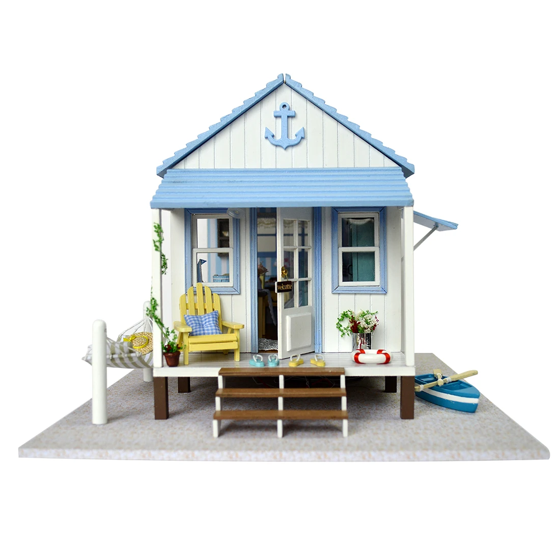 

Interesting House Happy Coast 3D Assembling DIY Household Creative Room