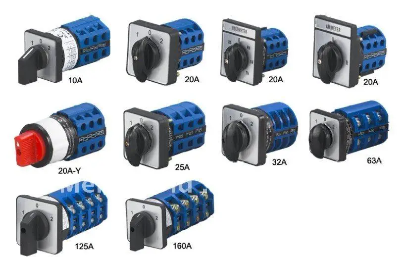 Manual transfer switch/Manual changeover switches/Manual rotary