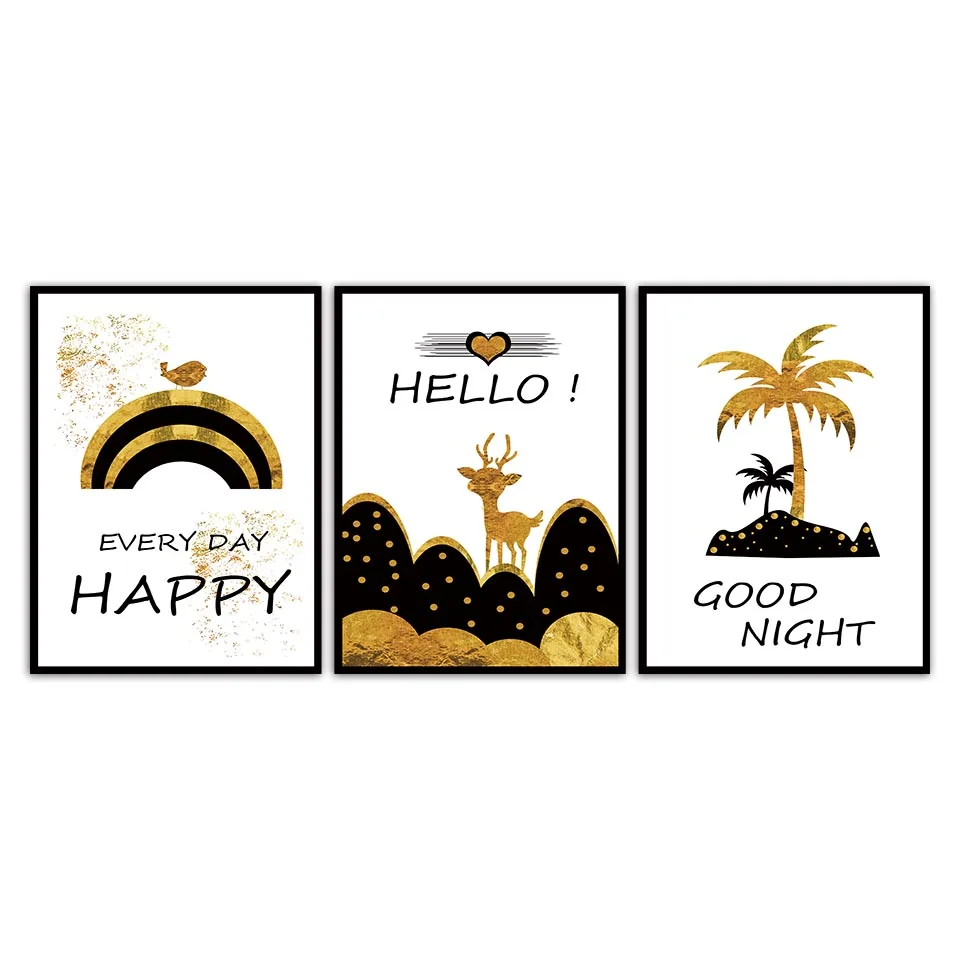 Modern-Canvas-Nordic-Style-Prints-Art-Golden-Rainbow-Deer-Coconut-Painting-Decor-Kids-Room-Wall-Framework (1)
