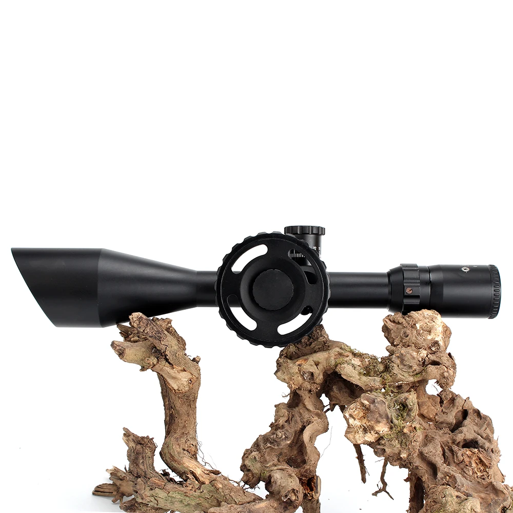 KANDAR 6-18X56Q First Focal Plane Hunting Riflescopes Side Wheel Parallax Mil Dot Glass Etched Reticle Turrets Reset Scope (9)