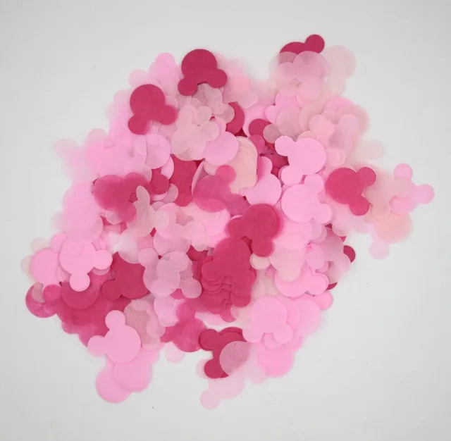 6500pcs pink mickey mouse confetti for baby gril shower girls mickey mouse girl party