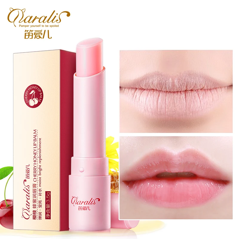 

Cherry Extract Lip Plumper Natural Moisturizing Lipstick Children Lips Lipbalm Anti Aging Repair Lip Wrinkles Makeup Chapstick