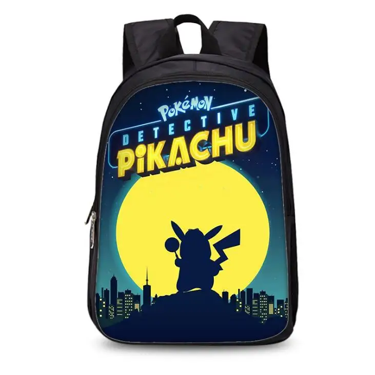 photo color Рюкзак Pokemon для мальчиков и девочек, школьные сумки, Детский рюкзак Пикачу для подростков, Детские Подарочные школьные сумки Mochila, повседневный рюкзак - Цвет: photo color