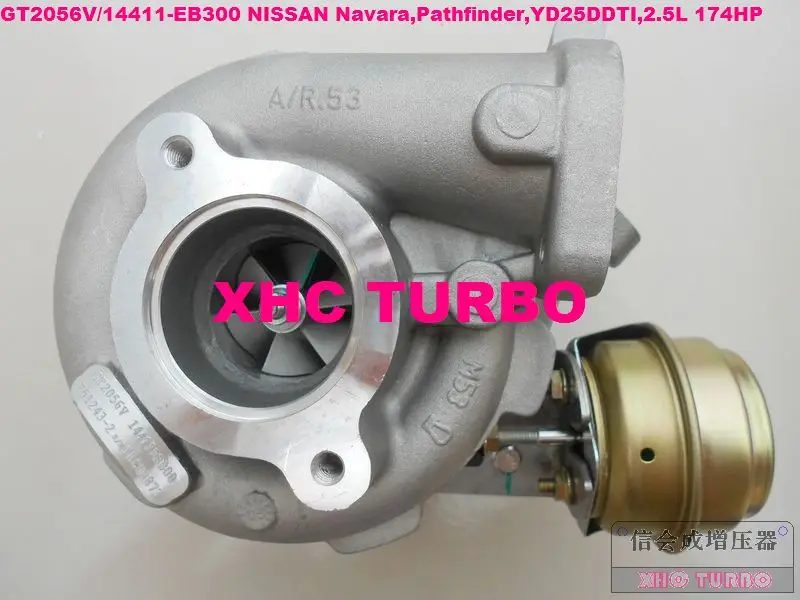 

NEW GT2056V 751243-5002S 14411-EB300 Turbocharger Turbo for NISSAN Navara Pathfinder 2.5DI QW25/YD25DDTI,2.5L 174HP 2005-