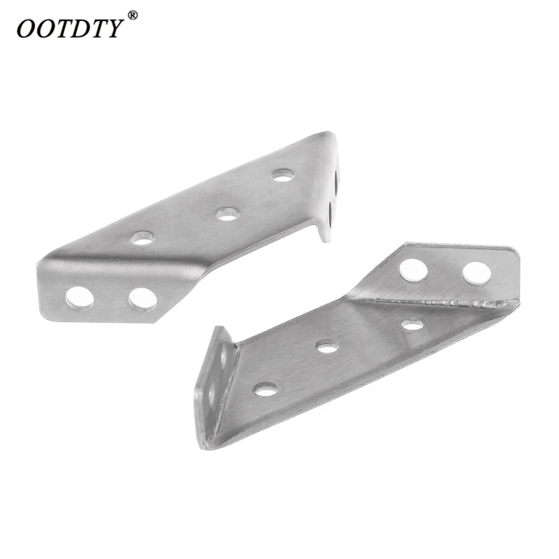 OOTDTY 4 шт. небольшой кронштейн из нержавеющей стали с прямоугольным кодом|Угловые