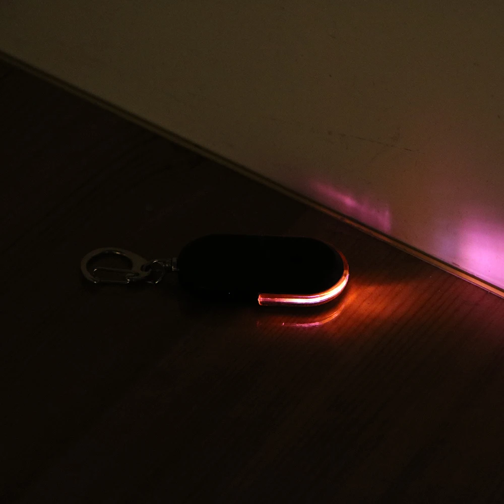 FORAUTO Key Finder Автомобильный Брелок Анти-потерянное устройство с светодиодный светильник-вспышка беспроводной свисток Звуковой индукционный локатор для ключей автомобильный стиль