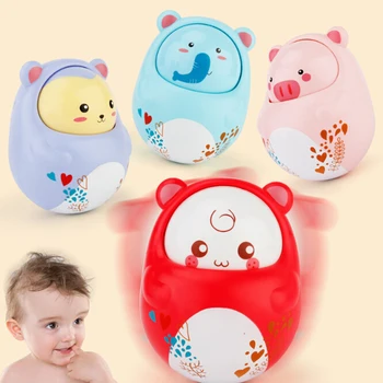 

0-12 month Gifts Baby Toys Infant Rattle Teether Roly-poly Tumbler Set Mobile Musical Hand Bell Newborn Develop Toys for Baby