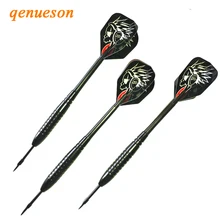 3Pcs/Lot High Quanlity Steel Tip Darts 22g Shafts Flight Harrow Point Wing Barrel Throwing Torpedo Shape Steel Tip Dart qenueson