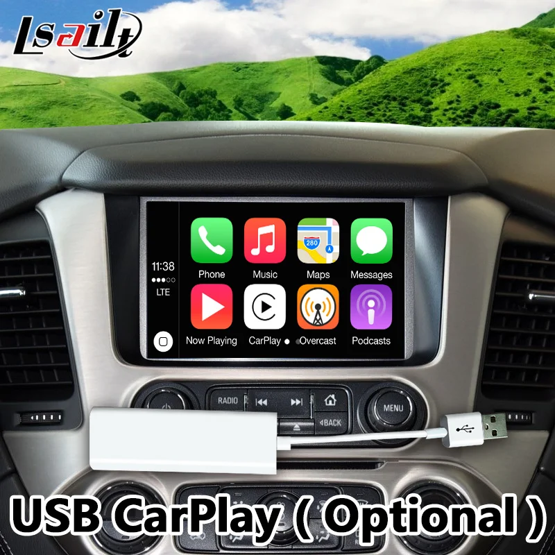 Lsailt Android GPS навигация для Yukon 2014 2018 GMC Intellink видео интерфейс с Carplay YouTube Escalade|GPS