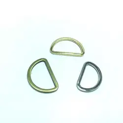 1 1/2 дюйма без каблука литой d-образные кольца, серебряной отделкой 38 мм внутренний диаметр металлические кольца 100 шт./лот