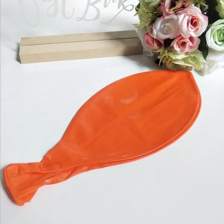 1 шт. 36 дюймов гигантский латексный шар необычного цвета гелиевый надувной воздушный шар детский душ Дети День Рождения Вечеринка Свадьба украшения - Цвет: orange