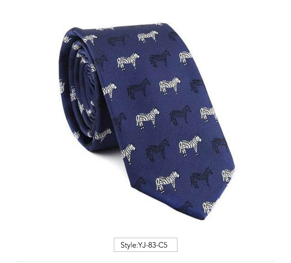 IHGSNMB мужской галстук, Модный классический мужской галстук с изображением животных, повседневные роскошные галстуки для мужчин, галстук для свадебной вечеринки, Яркие тонкие галстуки