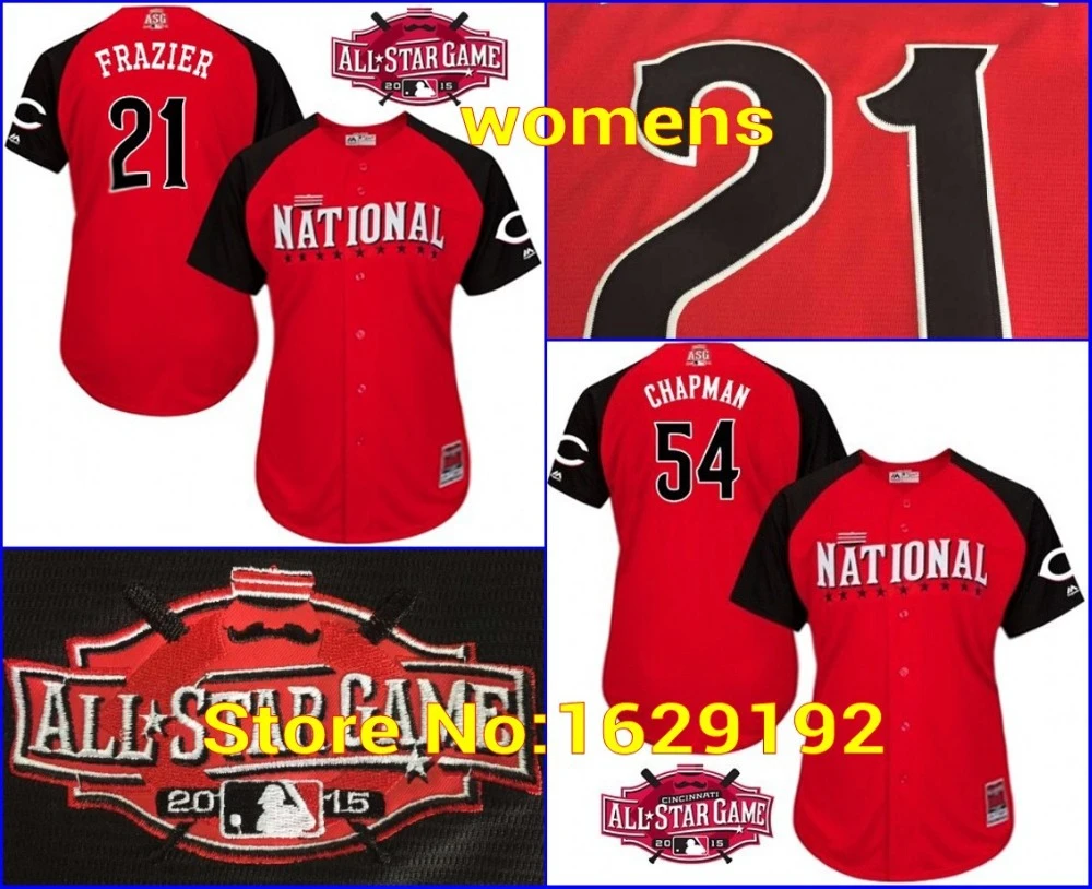 البطم Womens Cincinnati Reds Shirts #21 Todd Frazier #54 Aroldis Chapman ... البطم البطم Womens Cincinnati Reds Shirts #21 Todd Frazier #54 Aroldis Chapman ... البطم