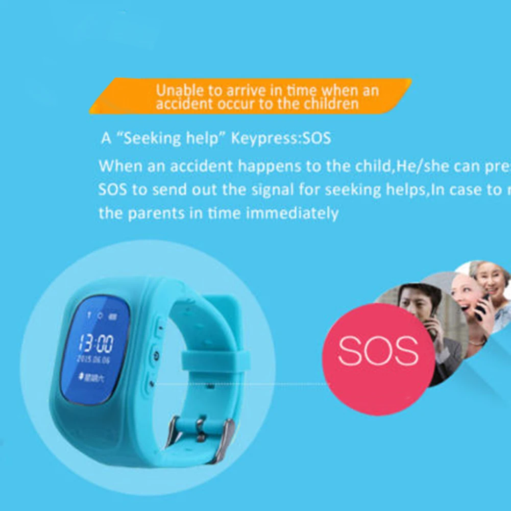  smart watches Children Kids Anti-Lost Smart Watch GPS Locating Tracker SOS Call Location Finder Wristwatch 