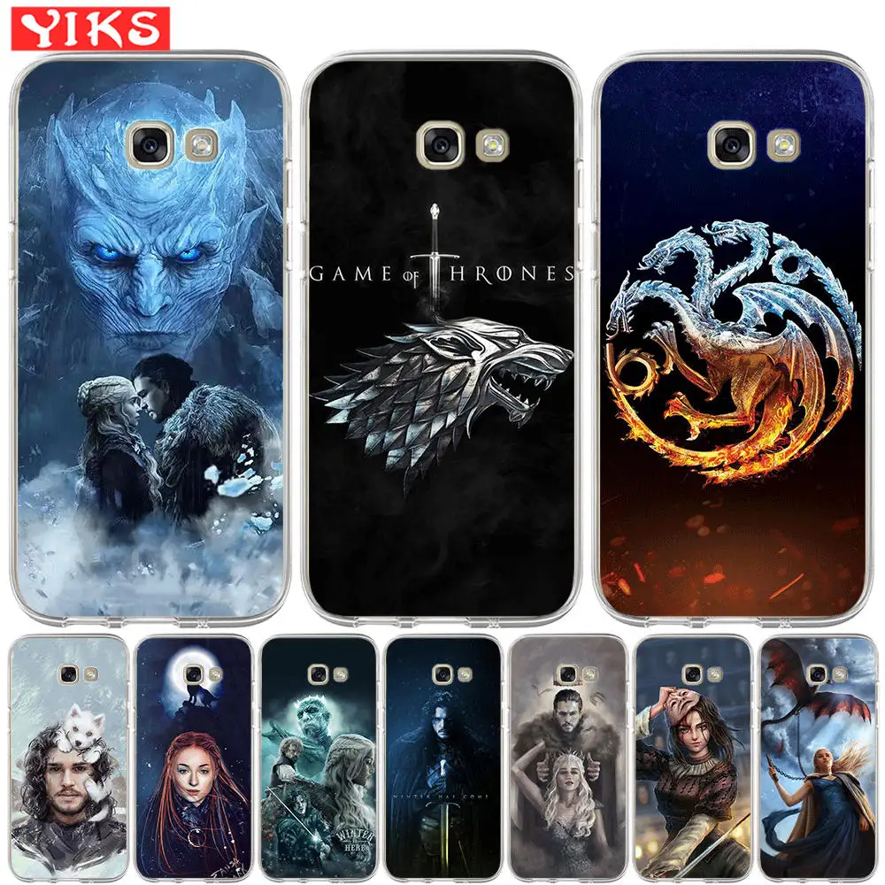 

Game Thrones Stark Family Soft TPU Cover For Samsung Galaxy A3 A5 A6 A7 A8 Plus 2015 2016 2017 2018 A20 A30 A50 Case Coque Etui