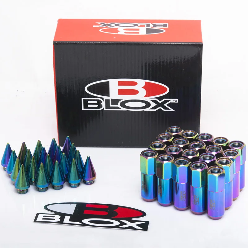 Алюминиевые расширенные колеса тюнера 20 шт. Blox M12X1.25 высокое качество обода гайки