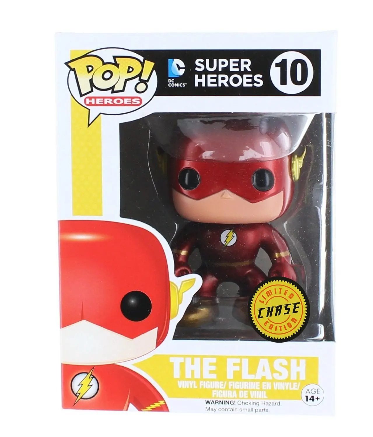 Эксклюзивный Chase Funko pop DC Comics вспышка Виниловая фигурка Коллекционная модель игрушки в коробке