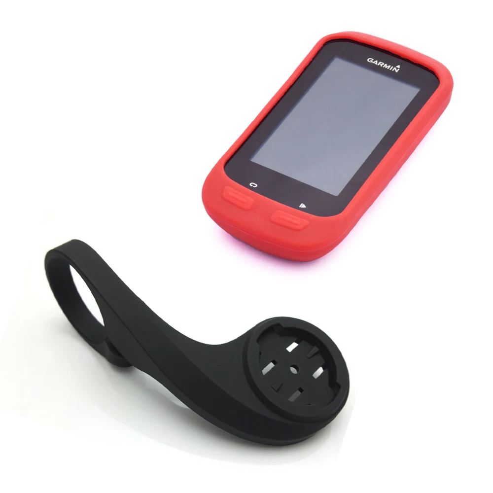 Red Protect Rubber Skin Case + 31.8mm Bicycle Computer Handlebar QuickView Black Mount Bracket Holder for Garmin GPS Edge 1000 Red Protect Rubber Skin Case + 31.8mm Bicycle Computer Handlebar QuickView Black Mount Bracket Holder for Garmin GPS Edge 1000