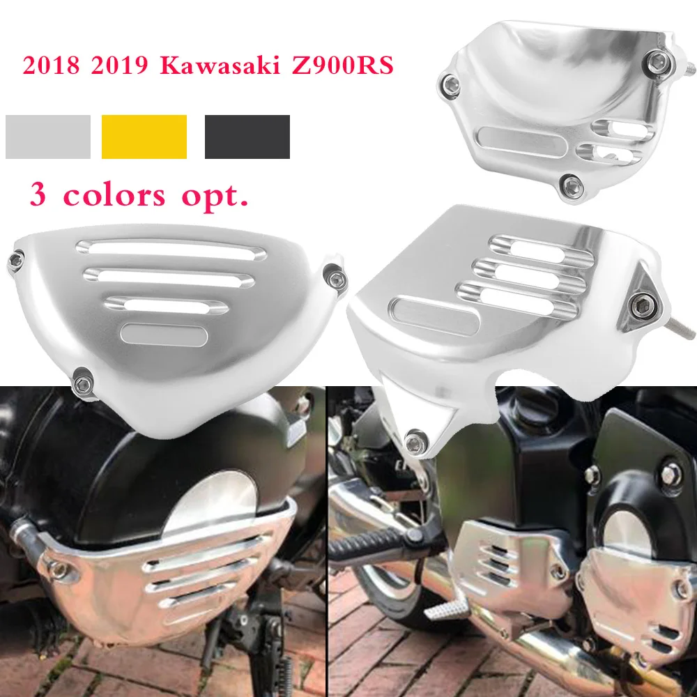 

Z900 RS Z 900RS Engine Guard Cover Frame Slider Stator Protector Set for 2018-2019 Kawasaki Z900RS 18 19