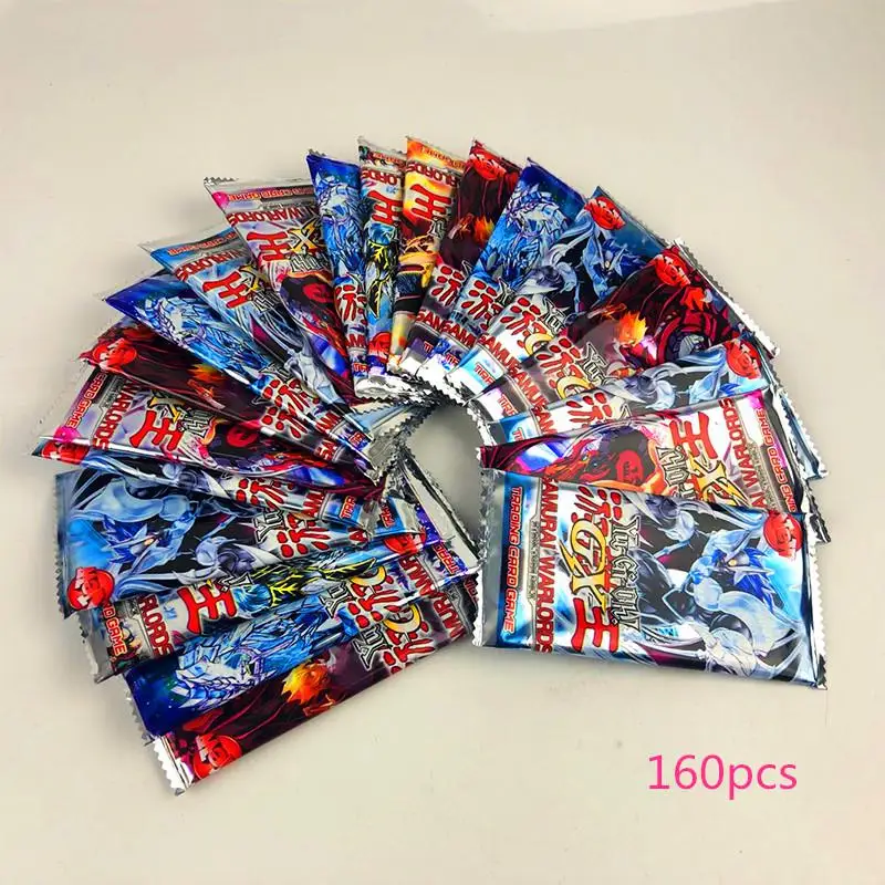 Yugioh 288 шт набор с коробкой yu gi oh Аниме игровая коллекция карт детские игрушки для мальчиков - Цвет: Bagged 168 pcs