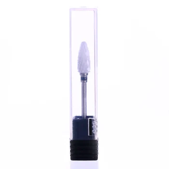 

1 Pc Ceramic Nail Drill Bit Bullet Shape File Nail Art Tool Nail Drill Accessories Multi-size
