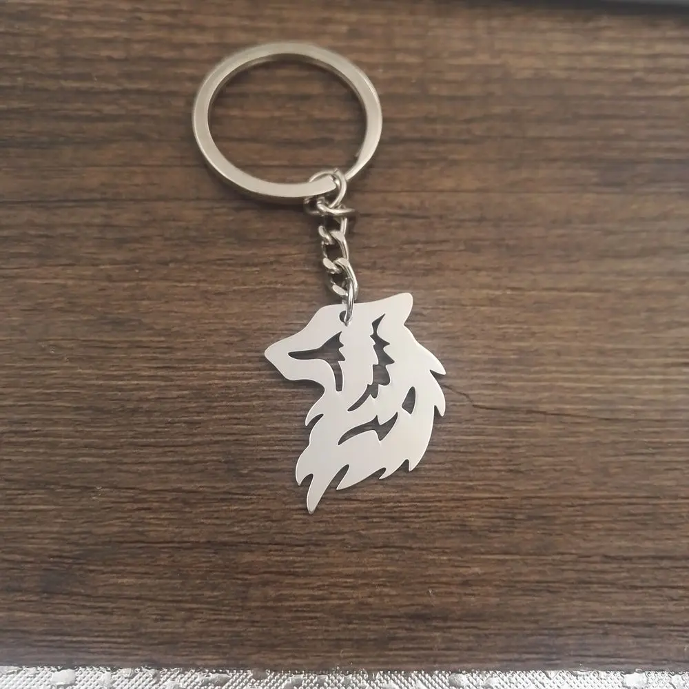 wolf keychain