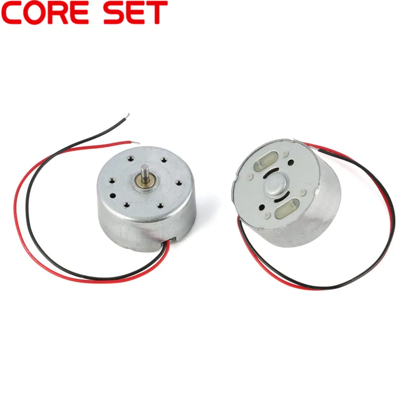 

1pcs 3V 3500RPM Mini DC Motor For Solar Small Fan Motor Handmade DIY DC Motor With Wire Line R300C
