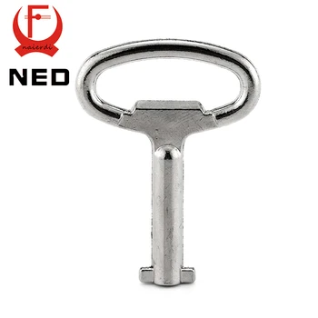 

2PCS NED Universal Straight Socket Spanner Key 52mm Length For Panel Lock Distribution Box Cabinet Locks Furniture Hardware