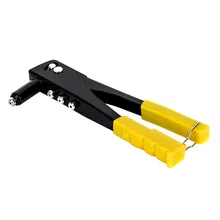 Сверхмощный ручной клепальный пистолет, полезный клепальный пистолет, набор с 60 стальными заклепками, практичная ручка для ремонта мебели, набор инструментов DIY