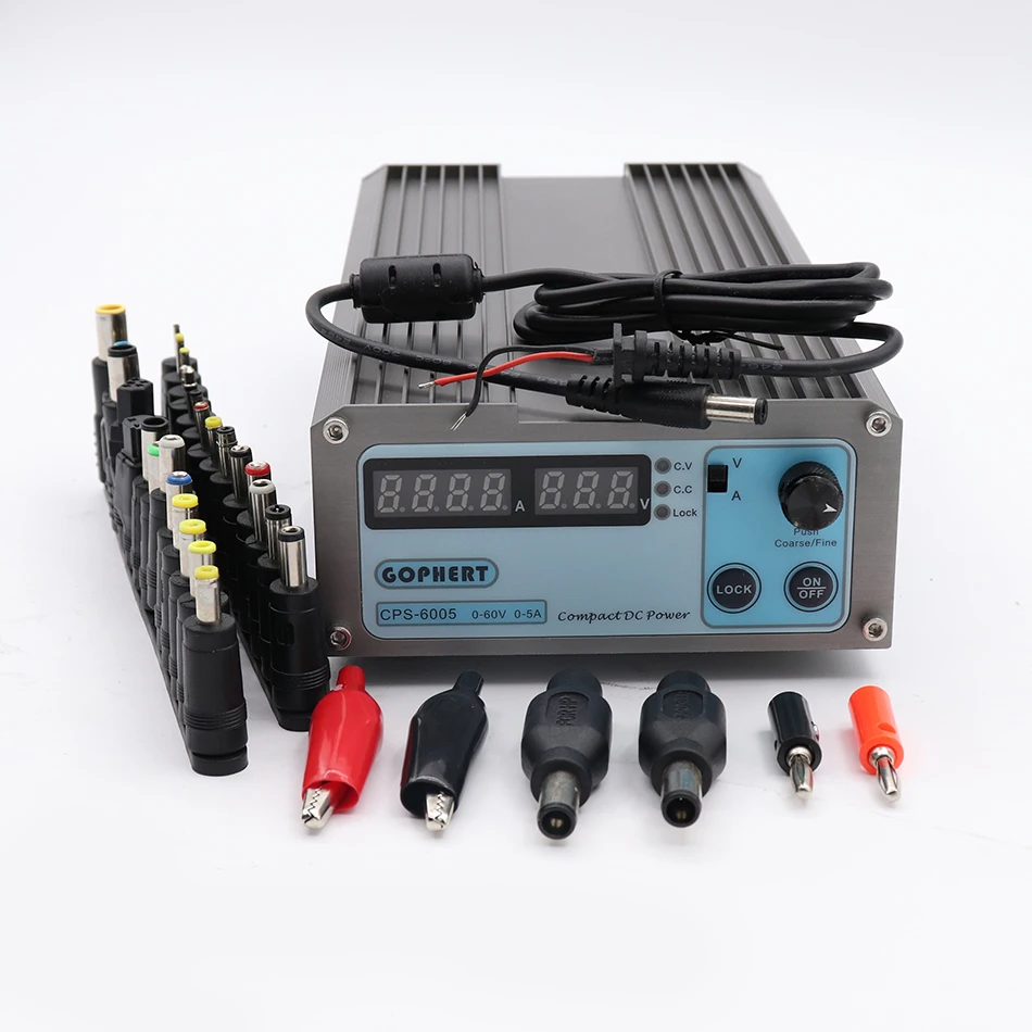 

Small Volum CPS-6005 60V 5A 110V-220V compact adjustable Switch-Mode Digital Adjustable switching DC Power Supply Power Supplies