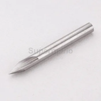

Wood Cutter 5x 4mm 2 Two Straight Flute Engraving Bit Endmill 45Degree CED 0.2mm CEL 12mm Free Shipping