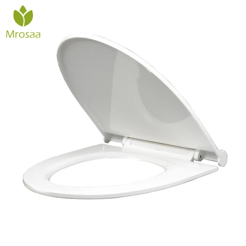 Home U/V Type Bathroom Toilet Seats Cover PP Board Universal Thickened Slow-Close Toilet Seats Lid WC Replacement Parts Home U/V Type Bathroom Toilet Seats Cover PP Board Universal Thickened Slow-Close Toilet Seats Lid WC Replacement Parts