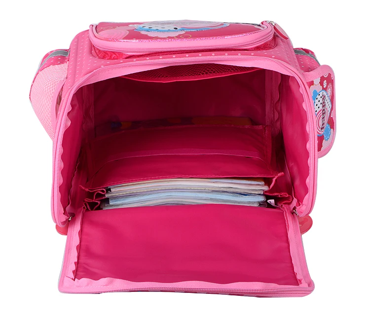 Рюкзак для начальной школы для девочек, новинка 2019, детский рюкзак с единорогом и цветочным рисунком, ортопедический школьный портфель на