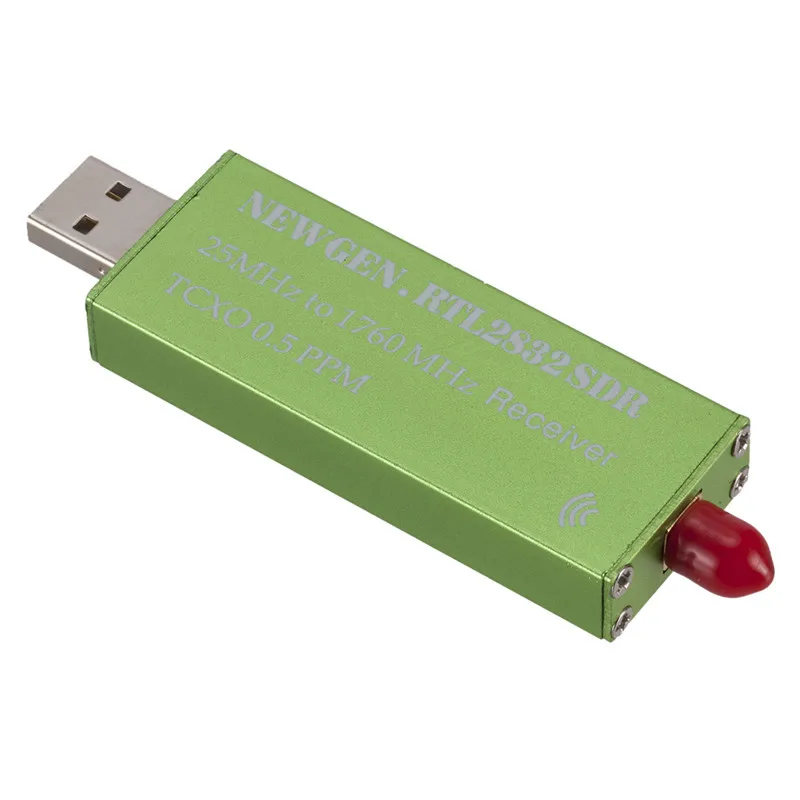 Премиум USB RTL-SDR с 0.5PPM TCXO металлический чехол SMA R820T2 AM FM NFM DSB USB Программное обеспечение определение радио SDR приемник тюнер сканер