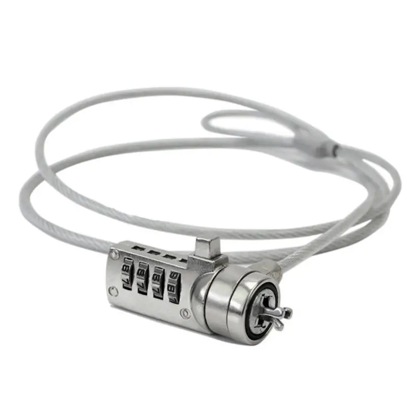 Useful Password 4 Digit Security Computer Lock Anti-theft Chain For PC ...