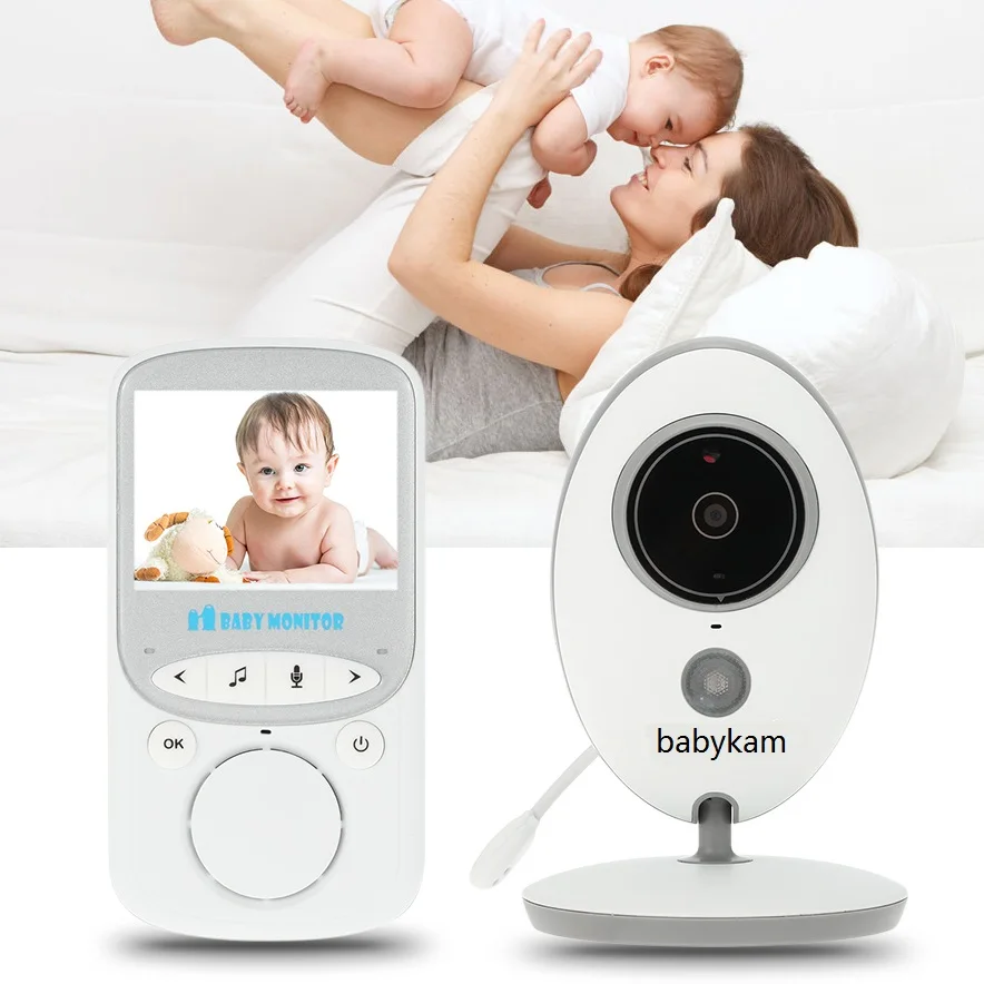 Здесь продается  babykam niania elektroniczna nanny kamera 2.4 inch IR Night Vision 2 way talk Temperature monitor Lullabies elektroniczna niania  Безопасность и защита