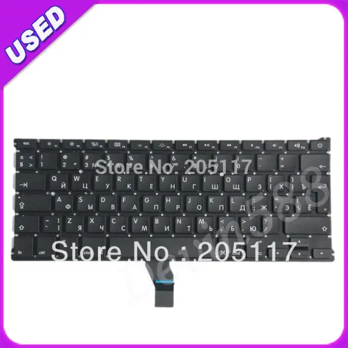 

New FOR Macbook Air 11" A1370 2011 MC968 MC969 RU RUSSIAN Layout Keyboard ,100% working!