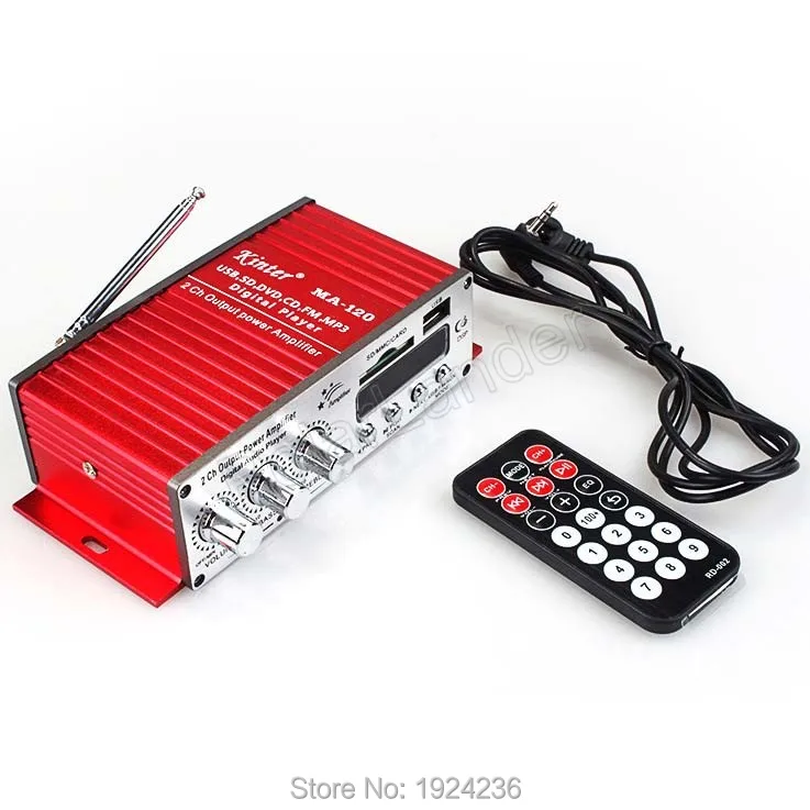 Высококачественный Цифровой Усилитель Kinter MA 120 2015 модный MP3/USB/SD карта/FM стерео FM