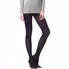 THREEGUN 1PC Sexy Beauty Pantyhose Women Girl Autumn 50D/80D/120D Tights Sexy Leg Warmers Solid Nylon Stretchy Black Stocking
