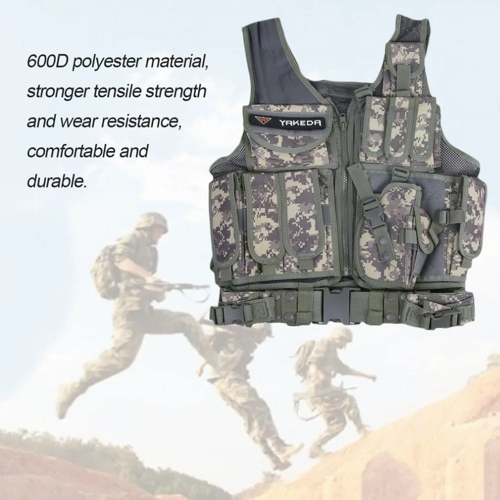 

Men's Military Tactical Vest Military Molle Combat Assault Plate Carrier Vest CS Outdoor Clothing Hunting Vest