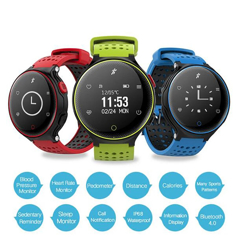 

Pulsometer Men Watches Blood Pressure Smart Band Fitness Tracker Smart Bracelet Wristband Pedometer Pulse Monitor Smartwatch