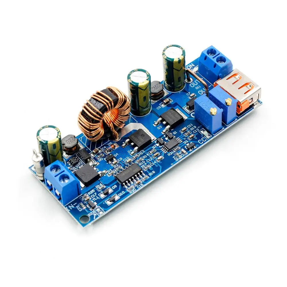 DC 2V 24V до 3V 30V 80W USB Повышающий Модуль питания Регулируемый преобразователь