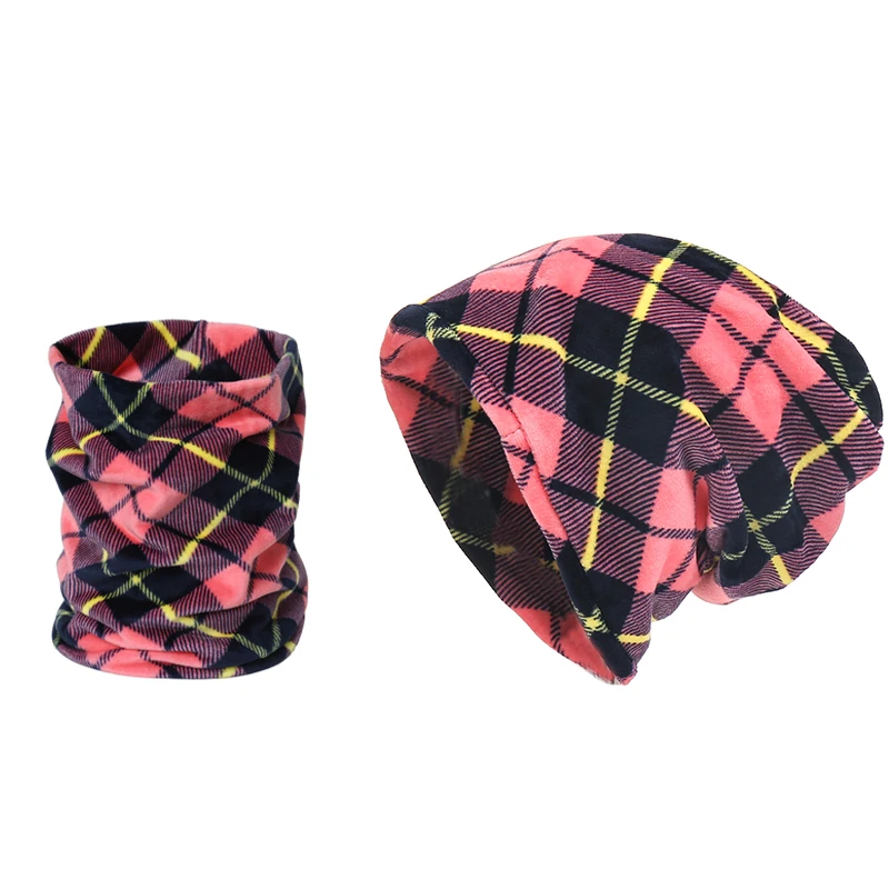 Унисекс зимний шарф набор теплый плюшевый снуд шейные шарфы мужская шапка с принтом шапка спортивная термальная маска Женская