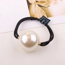 Мода 1 шт. жемчуг Головные уборы резинки для волос эластичный резиновый канат кольцо галстук аксессуары для волос повязка для Для женщин подарок